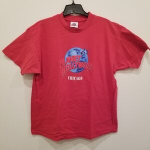 Planet Hollywood Chicago MADE IN U.S.A. Red X-Large Mens T-Shirt